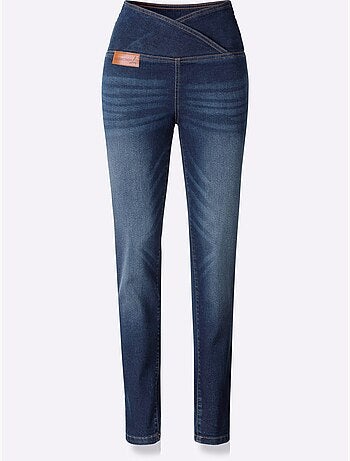 Jean extensible qualité coton doux sur la peau - taille courte - witt