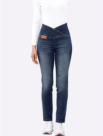 Jean extensible qualité coton doux sur la peau - taille courte - witt