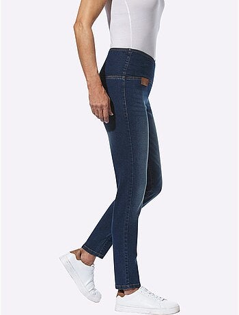 Jean extensible qualité coton doux sur la peau - taille courte - witt