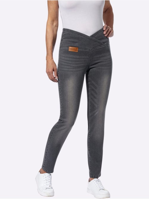Jean extensible qualité coton doux sur la peau - taille courte - witt - Kiabi