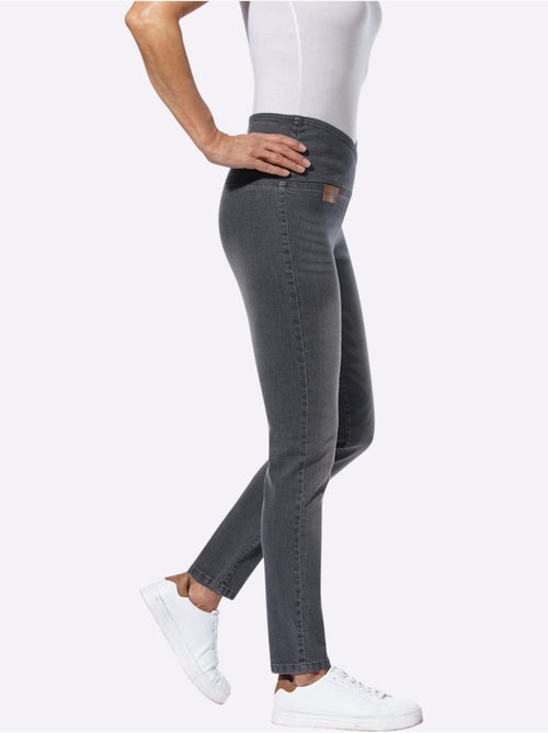 Jean extensible qualité coton doux sur la peau - taille courte - witt - Kiabi