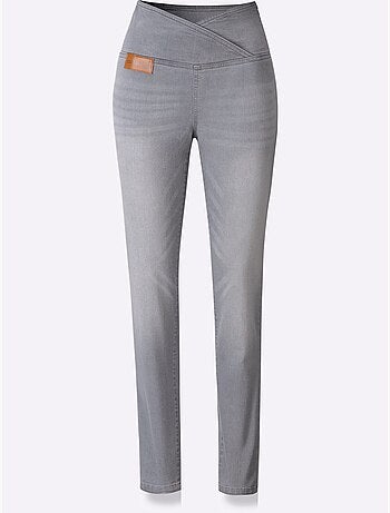 Jean extensible qualité coton doux sur la peau - taille courte - witt