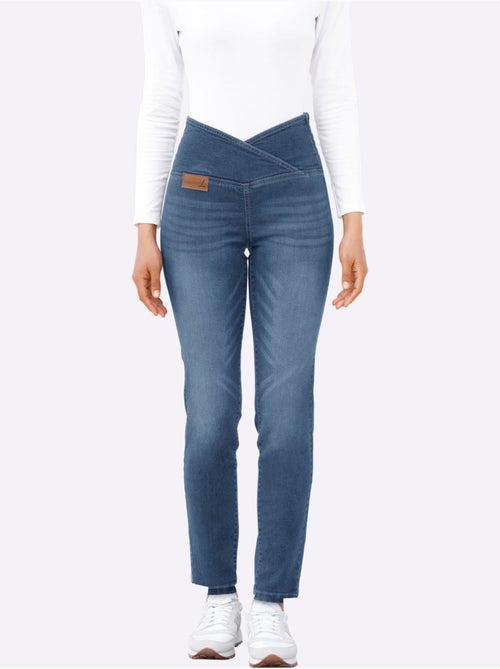 Jean extensible qualité coton doux sur la peau - taille standard - witt - Kiabi
