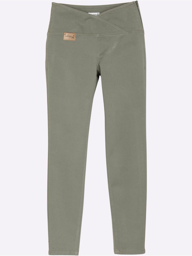 Jean extensible qualité coton doux sur la peau - taille standard - witt Kaki - Kiabi