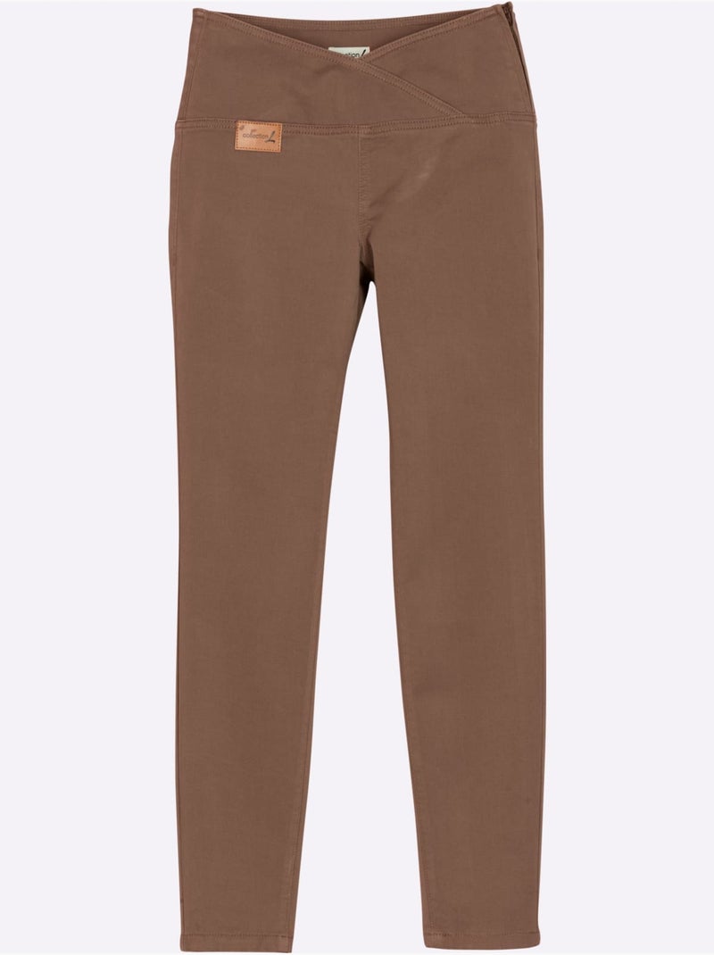 Jean extensible qualité coton doux sur la peau - taille standard - witt Marron - Kiabi