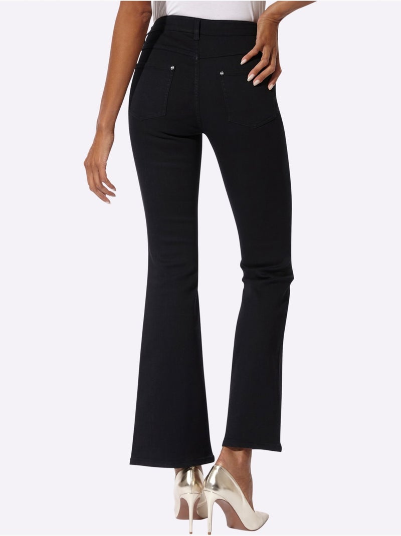 Jean facile d'entretien et durable - taille standard - helline Noir - Kiabi