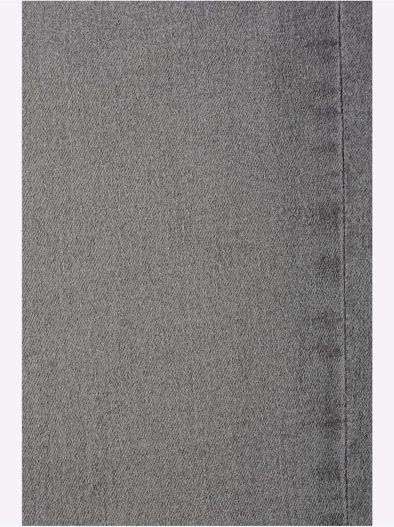 Jean femme à ceinture élastique avec poches avant et arrière - Taille standard - Moda Vilona Gris - Kiabi