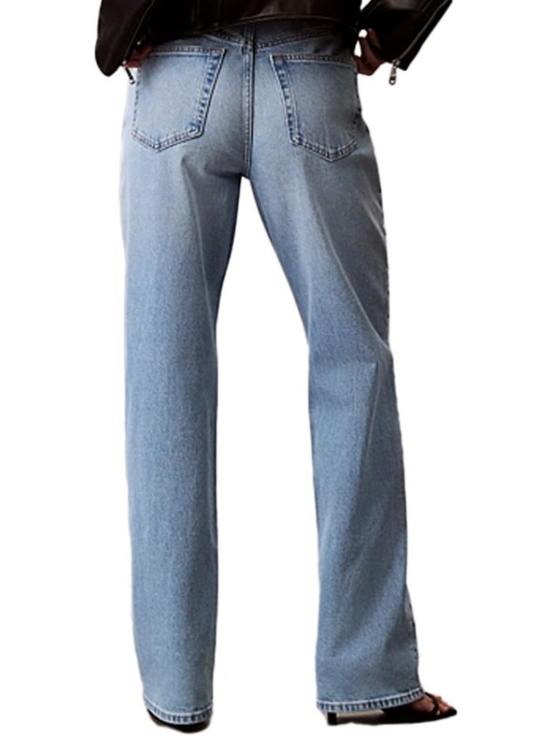 Jean  Femme Calvin Klein Jeans High Rise VLQ Bleu - Kiabi