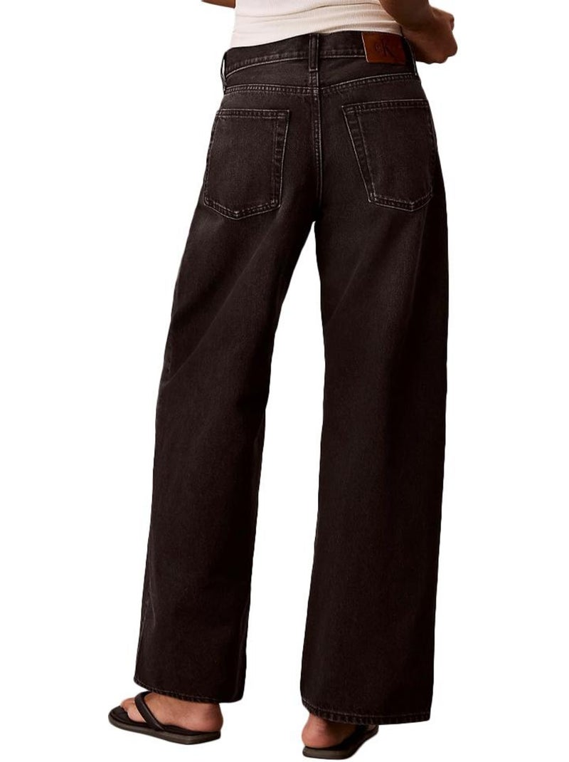 Jean Femme Calvin Klein Jeans Noir - Kiabi