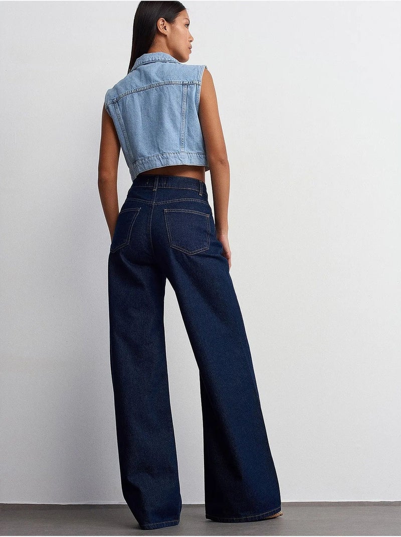 Jean femme dilvin Bleu outremer - Kiabi