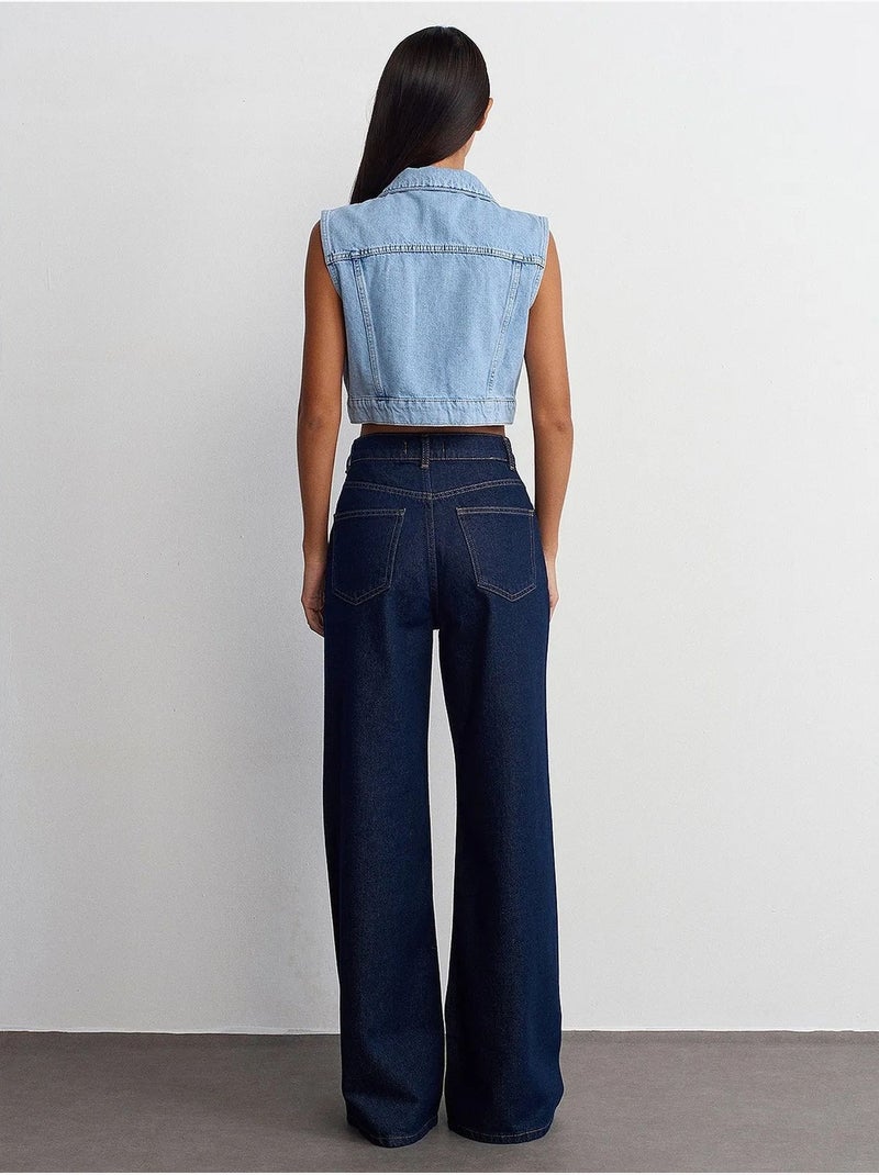 Jean femme dilvin Bleu outremer - Kiabi