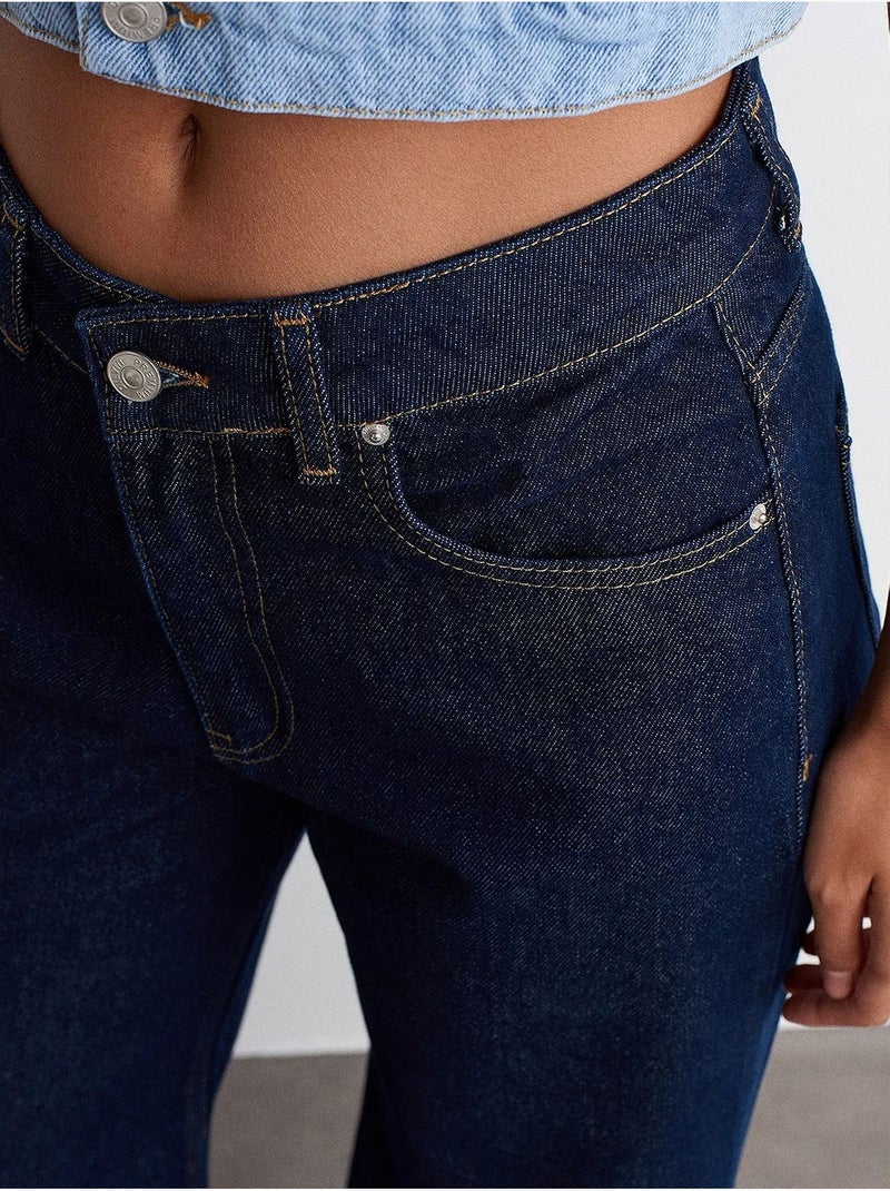 Jean femme dilvin Bleu outremer - Kiabi