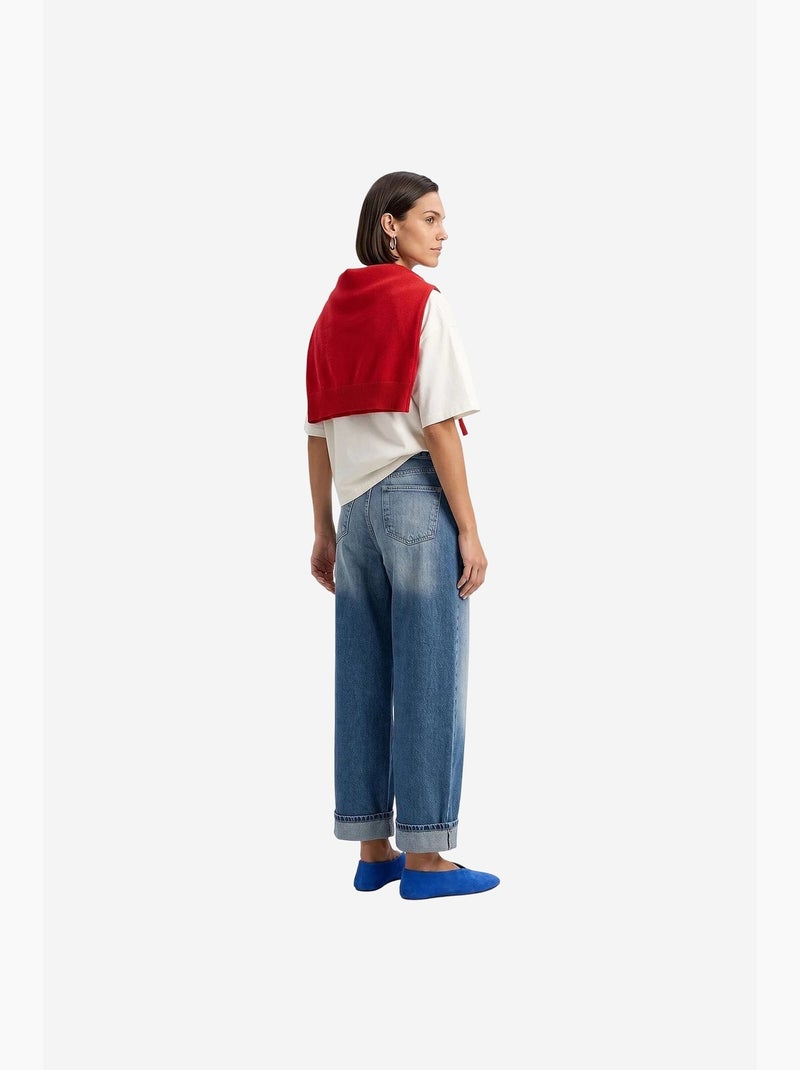 Jean femme dilvin Bleu saphir - Kiabi