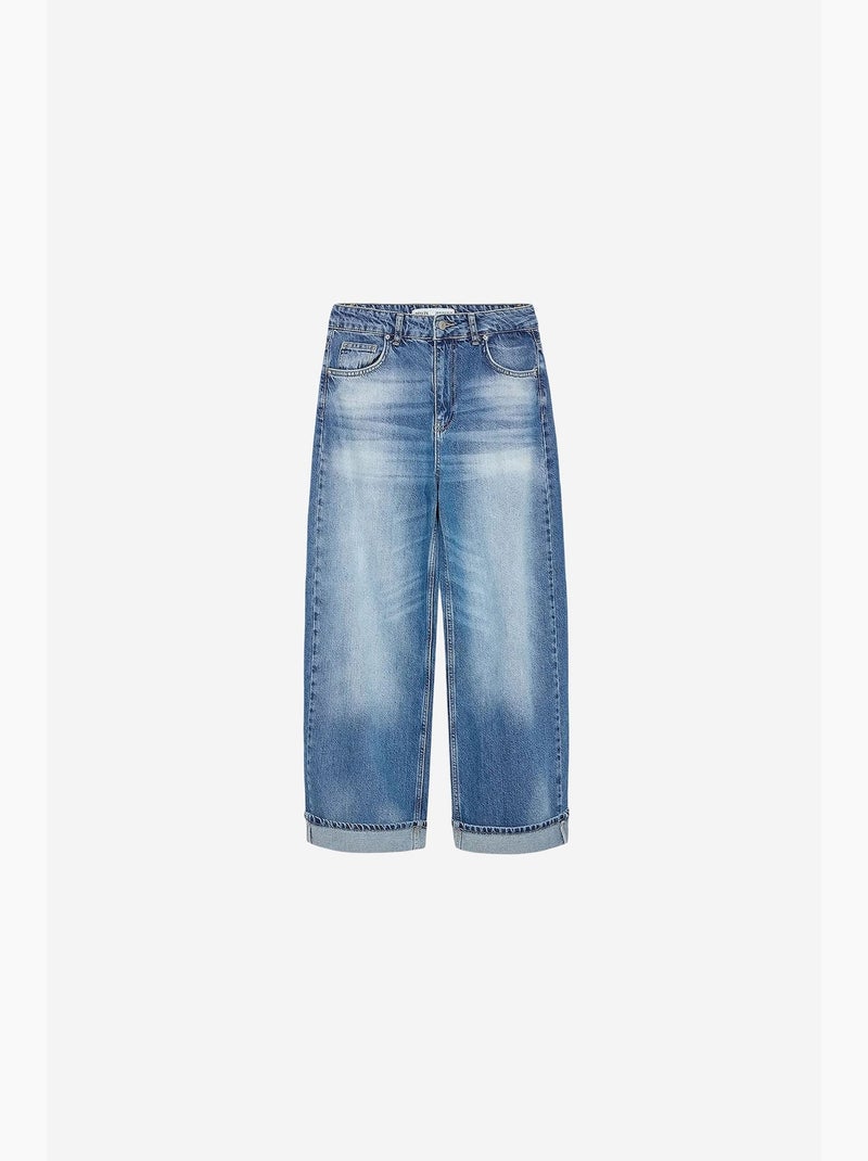 Jean femme dilvin Bleu saphir - Kiabi