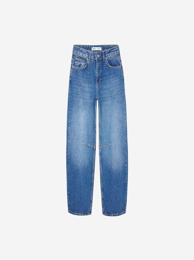 Jean femme dilvin Bleu saphir - Kiabi