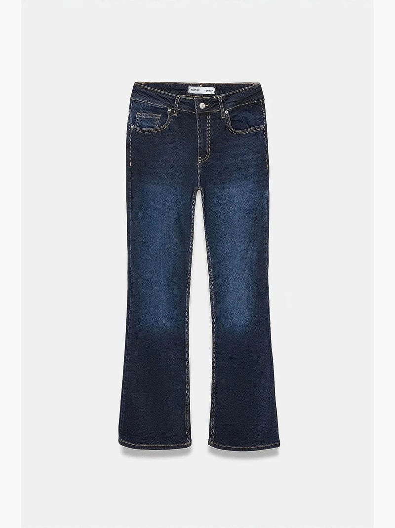 Jean femme dilvin Indigo - Kiabi
