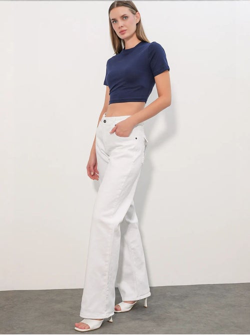 Jean femme en coton bdart - Kiabi