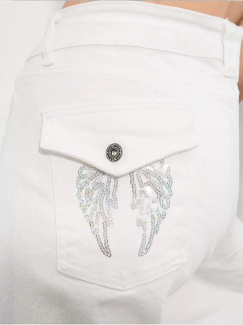 Jean femme en coton bdart - Kiabi