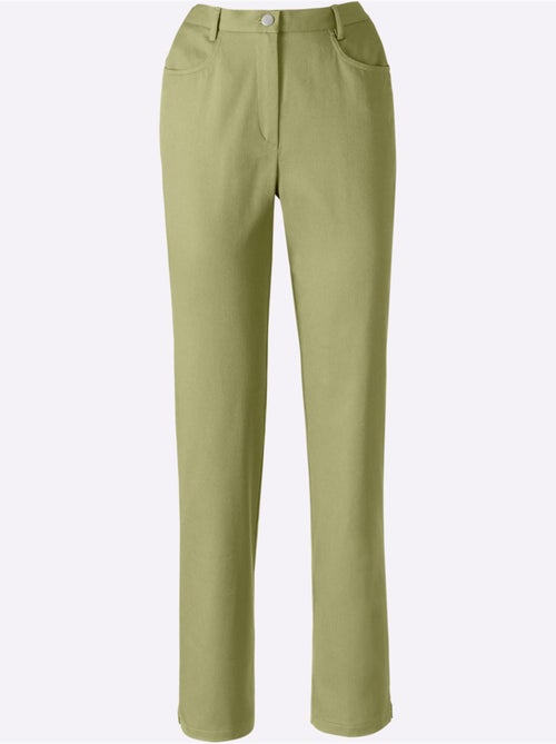 Jean femme taille haute avec ceinture élastique et deux poches - Taille standard - Moda Vilona - Kiabi Jean femme taille haute avec ceinture élastique et deux poches - Taille standard - Moda Vilona - Kiabi