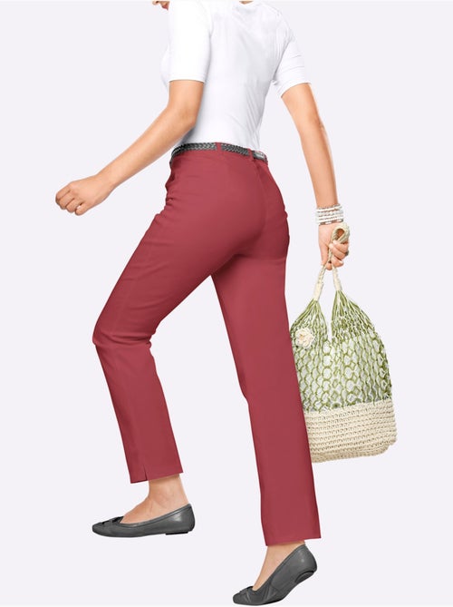 Jean femme taille haute avec ceinture élastique et poches - Taille standard - Moda Vilona - Kiabi Jean femme taille haute avec ceinture élastique et poches - Taille standard - Moda Vilona - Kiabi