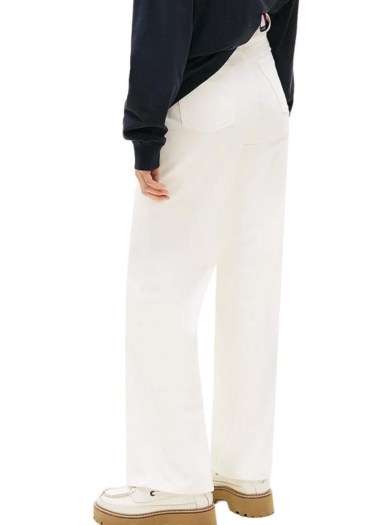 Jean Femme Tommy Hilfiger Blanc - Kiabi