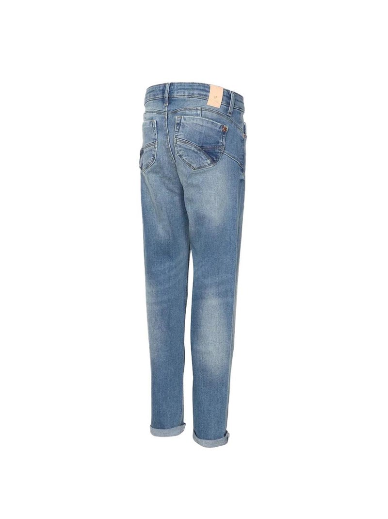 Jean  Fille Kaporal Bleu - Kiabi