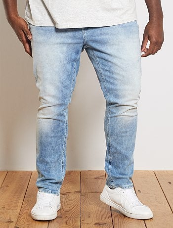 Jean fitted délavé
