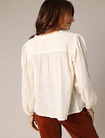 Jean flare 100 % coton avec un motif léopard tendance 'Deeluxe'