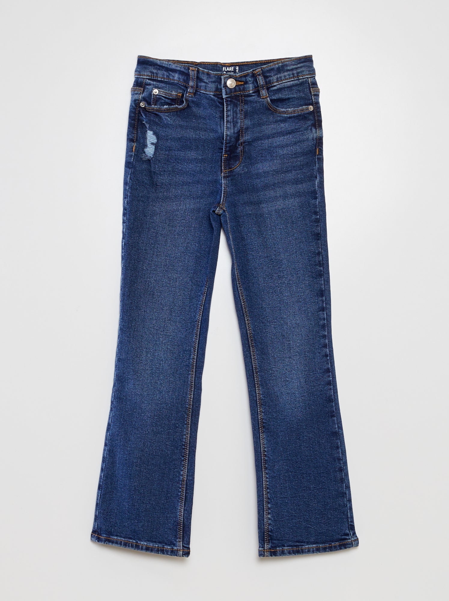 Jegging Bleu UP2FASHION Taille 38 Avec Galon Argenté Sur Les Côtés – Neuf