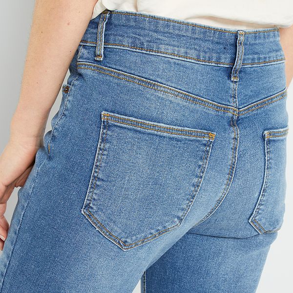 Jean flare femme - bleu - Kiabi - 18,00€