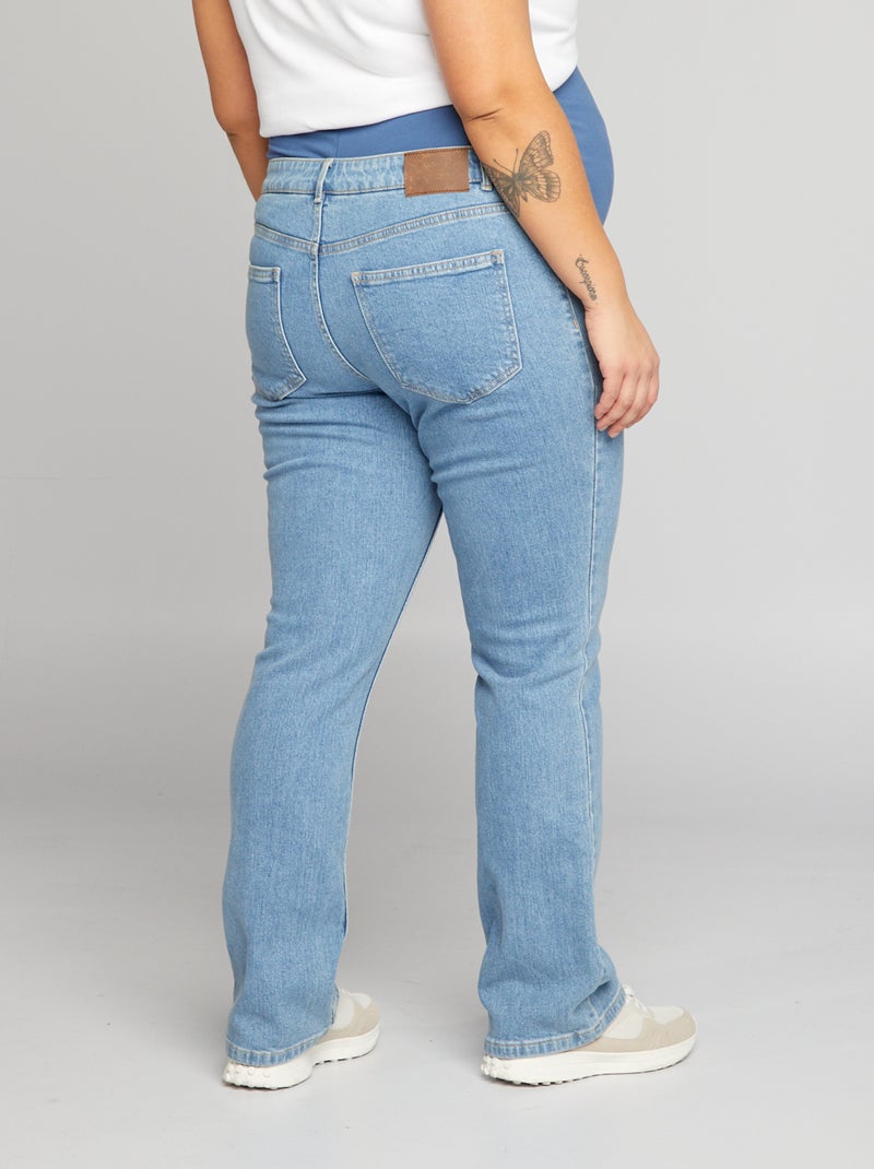 Jean flare de maternité Bleu clair - Kiabi