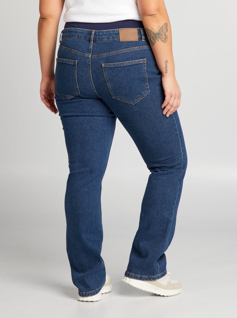 Jean flare de maternité Bleu foncé - Kiabi