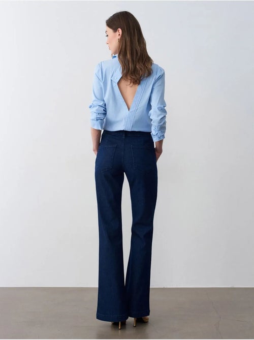 Jean Flare Taille Haute - Kiabi Jean Flare Taille Haute - Kiabi