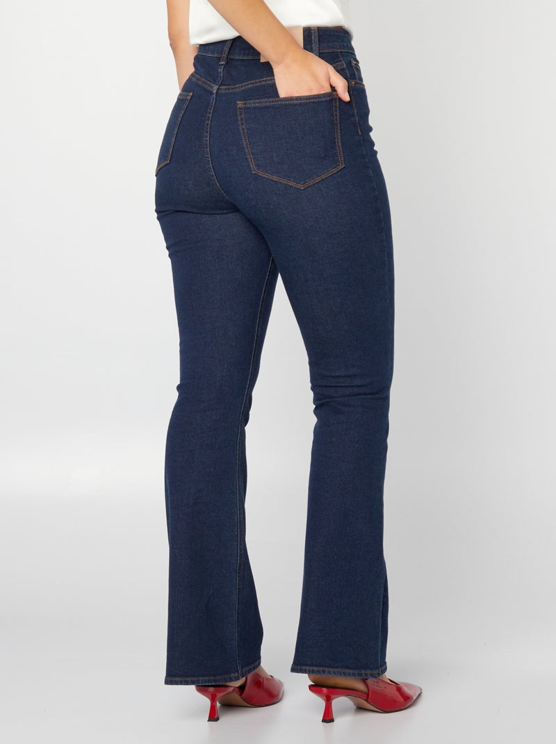 Jean flare/bootcut - L30 Bleu - Kiabi