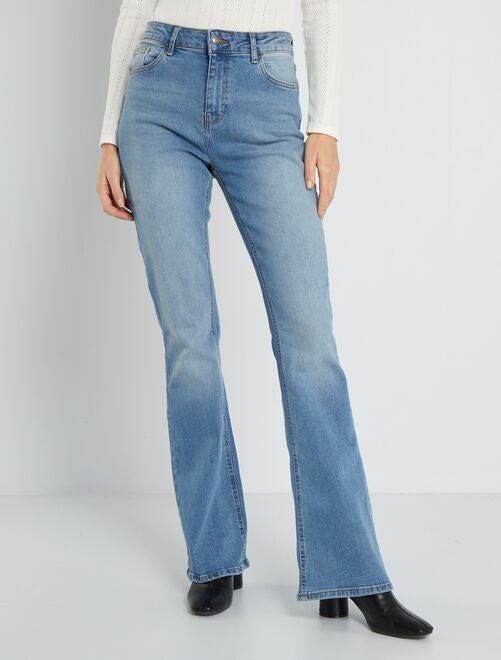 Jean Bootcut Femme Taille Basse – Style Flare Vintage Y2K – Denim Stretch – Look Décontracté Ou Streetwear - 3