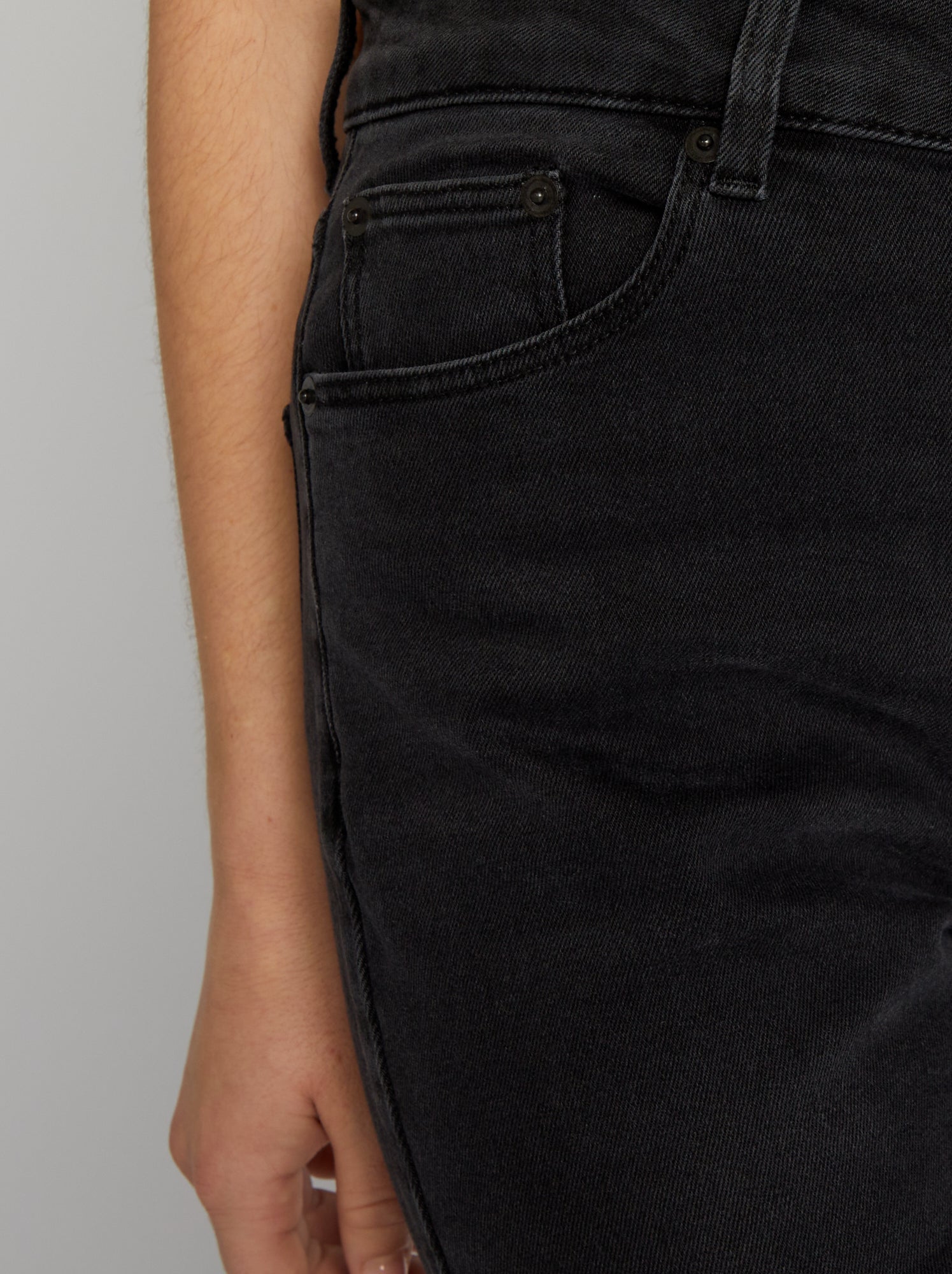 Jean Femme Firetrap Bikexa Low Slim - Taille 30/30 - Noir Dé Lavé - Occasion Très Bon État