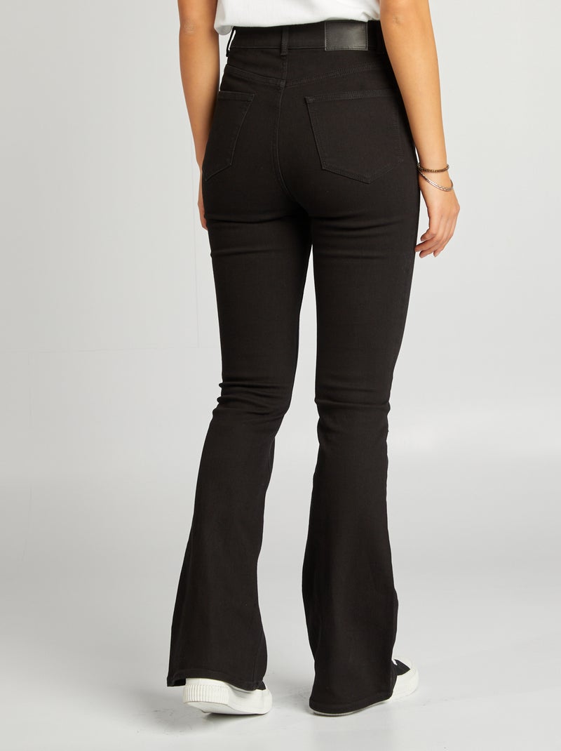 Jean flare/bootcut - L34 Noir - Kiabi