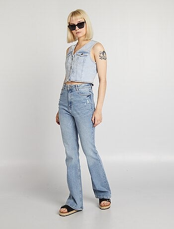 Jean flare/bootcut à taille haute