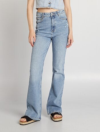 Jean flare/bootcut à taille haute