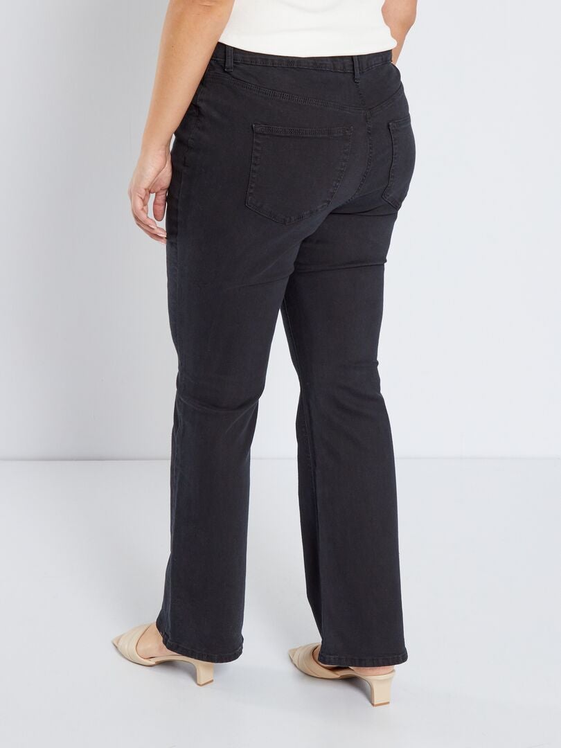 Jean flare/bootcut Noir - Kiabi