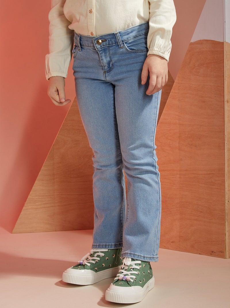 Jean flare/bootcut stretch Bleu - Kiabi