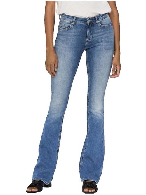 Jean flared Tai467 en denim super extensible ONLY - Kiabi