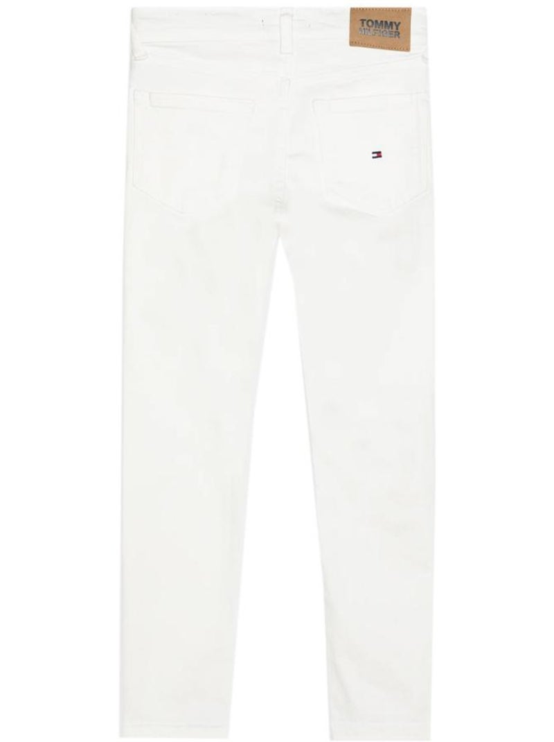 Jean garçon tommy hilfiger Blanc - Kiabi