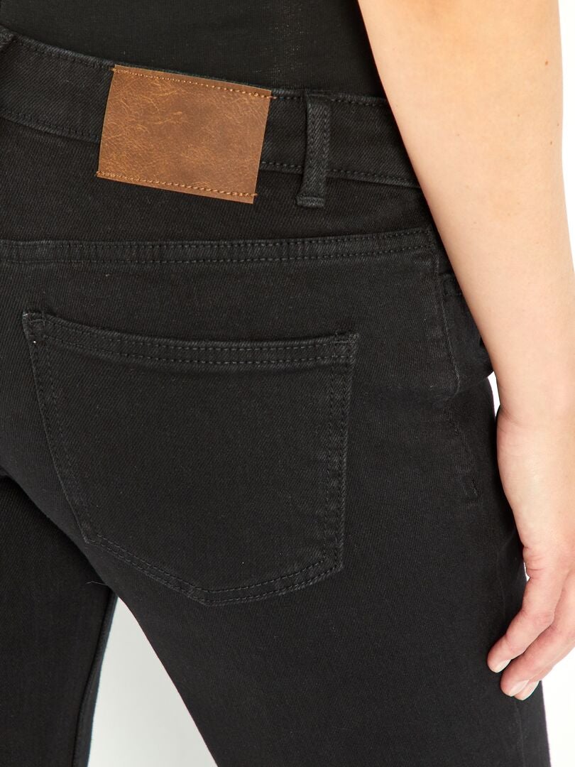 Jean grossesse flare Noir - Kiabi