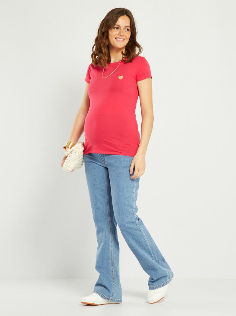 Jean grossesse flare/bootcut Bleu - Kiabi