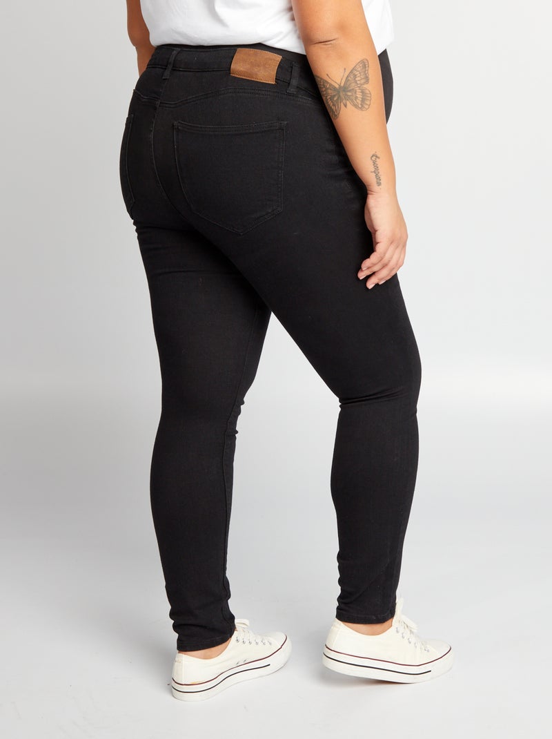 Jean grossesse skinny Noir - Kiabi