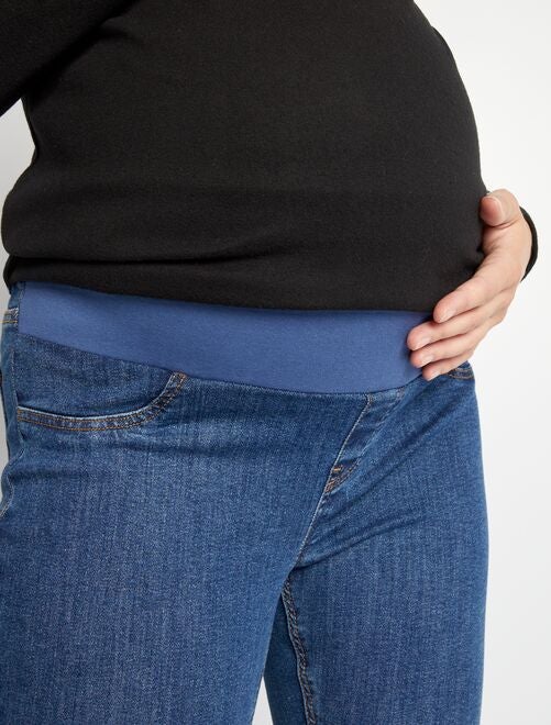 Jean grossesse skinny super stretch - Debut de grossesse - petit bandeau - Kiabi
