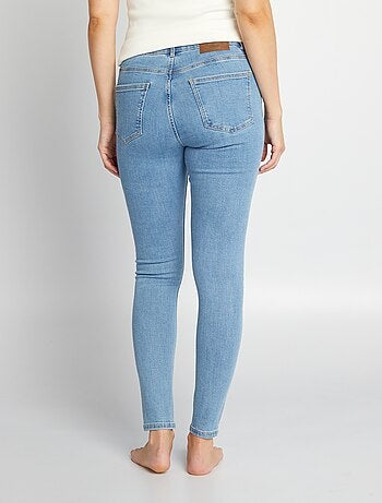 Jeans De Maternité Stretch Confort - Pantalon Grossesse Denim Taille Haute Sans Pression - Bleu