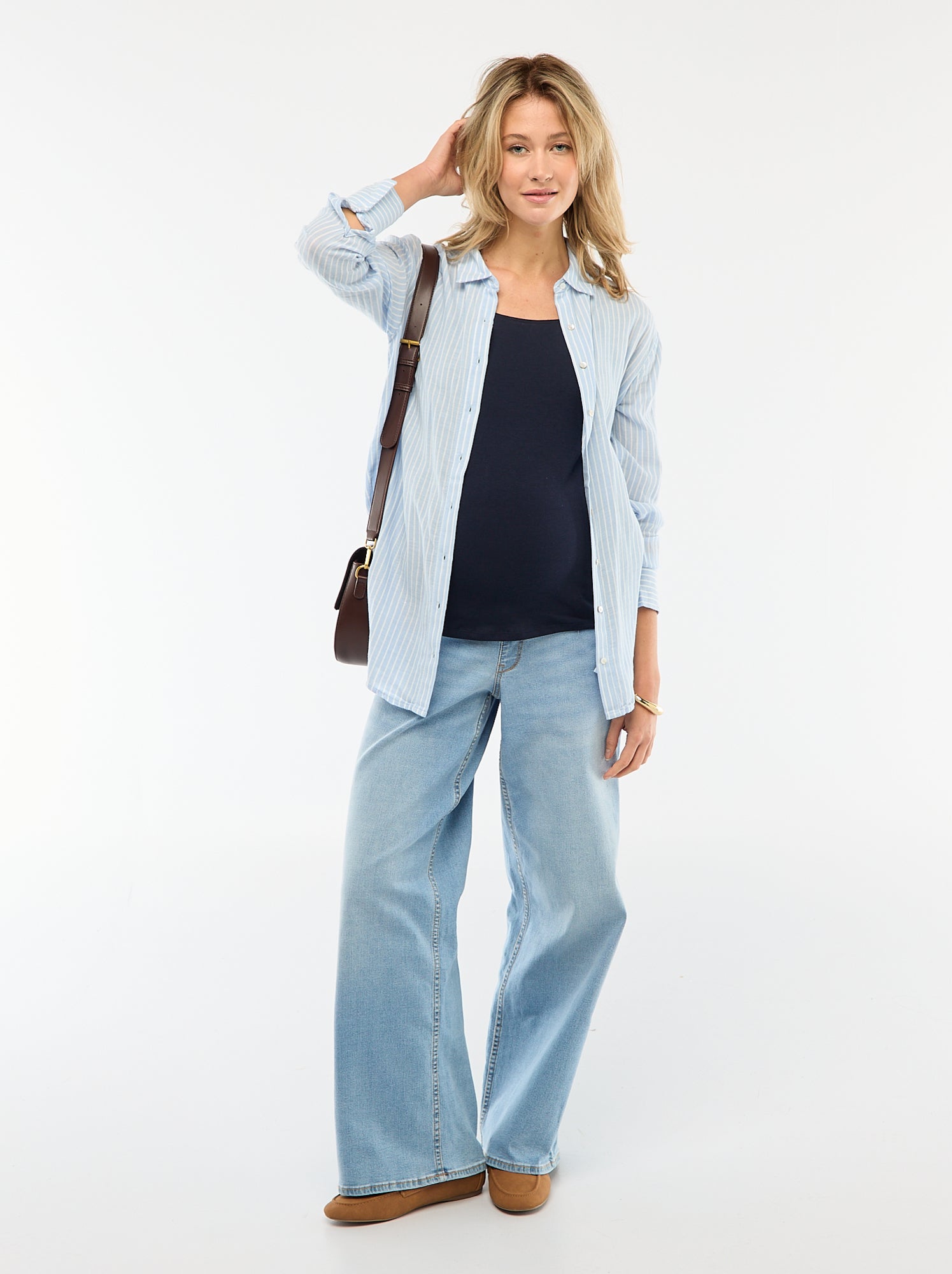 Jean grossesse wide leg