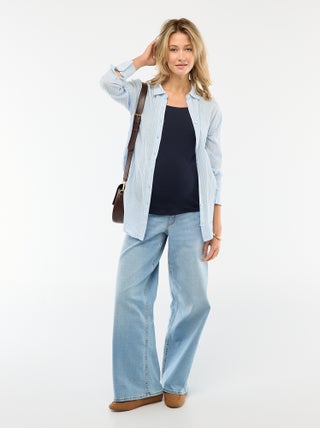 Jean grossesse wide leg